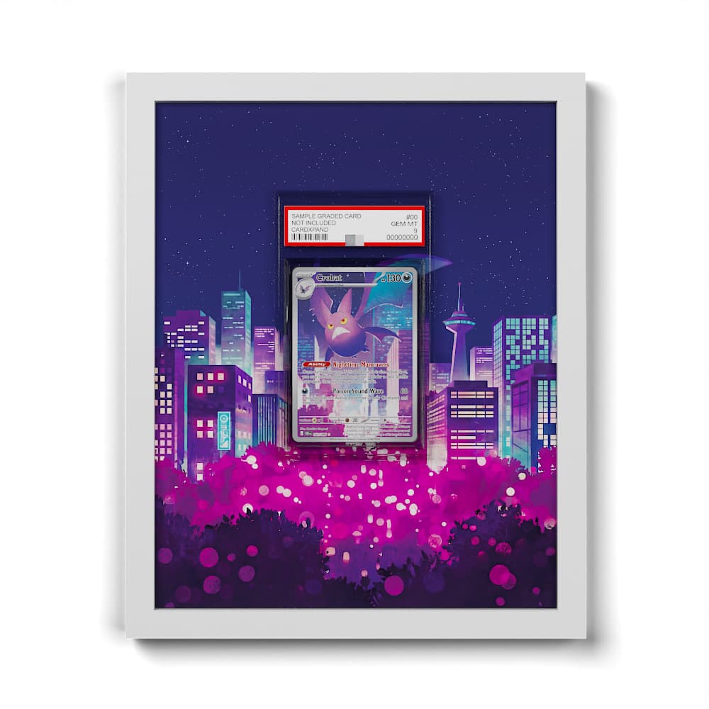 093/086 Crobat - Extended Artwork Framed Pokemon Card Display