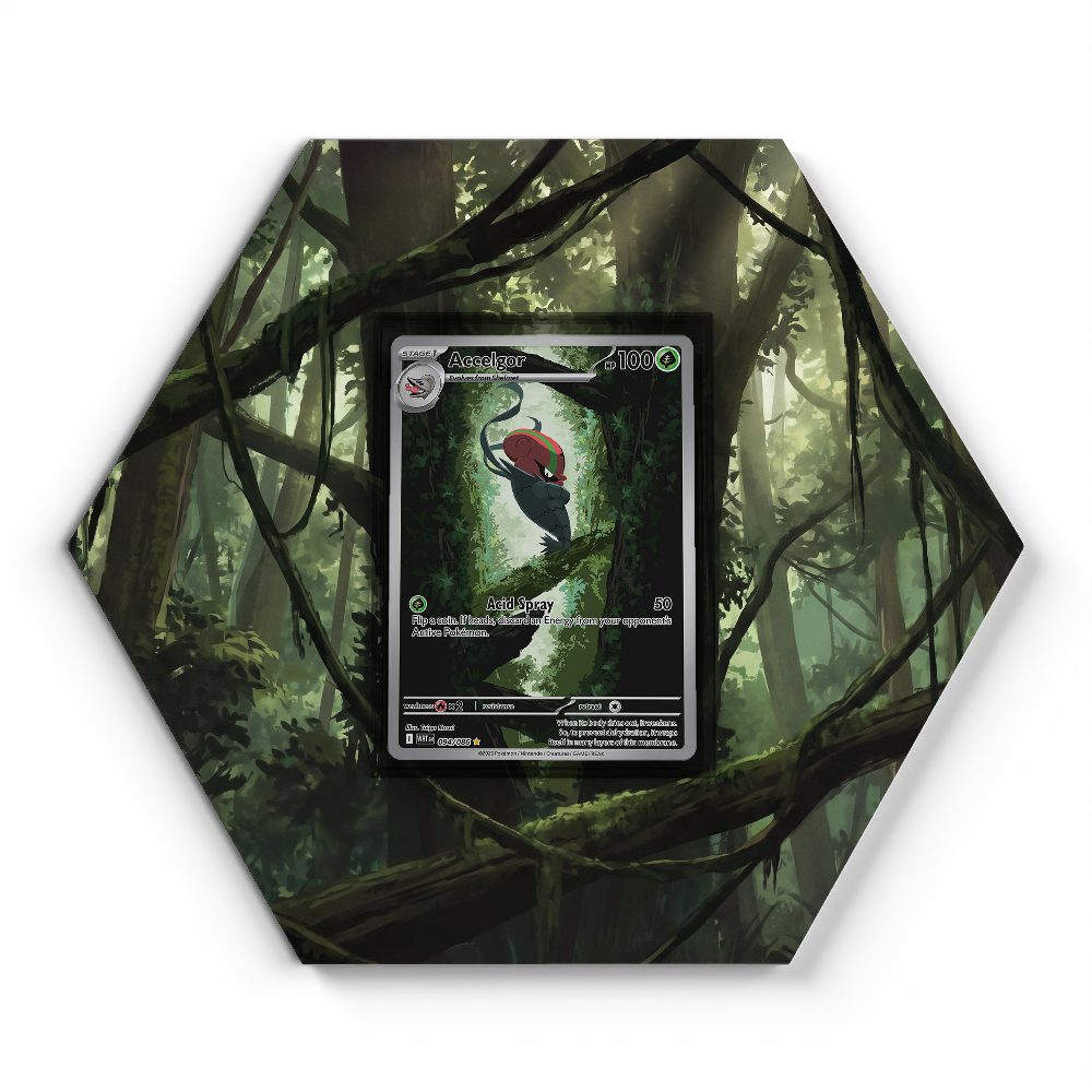 094/086 Accelgor - Extended Artwork Pokemon Card Display