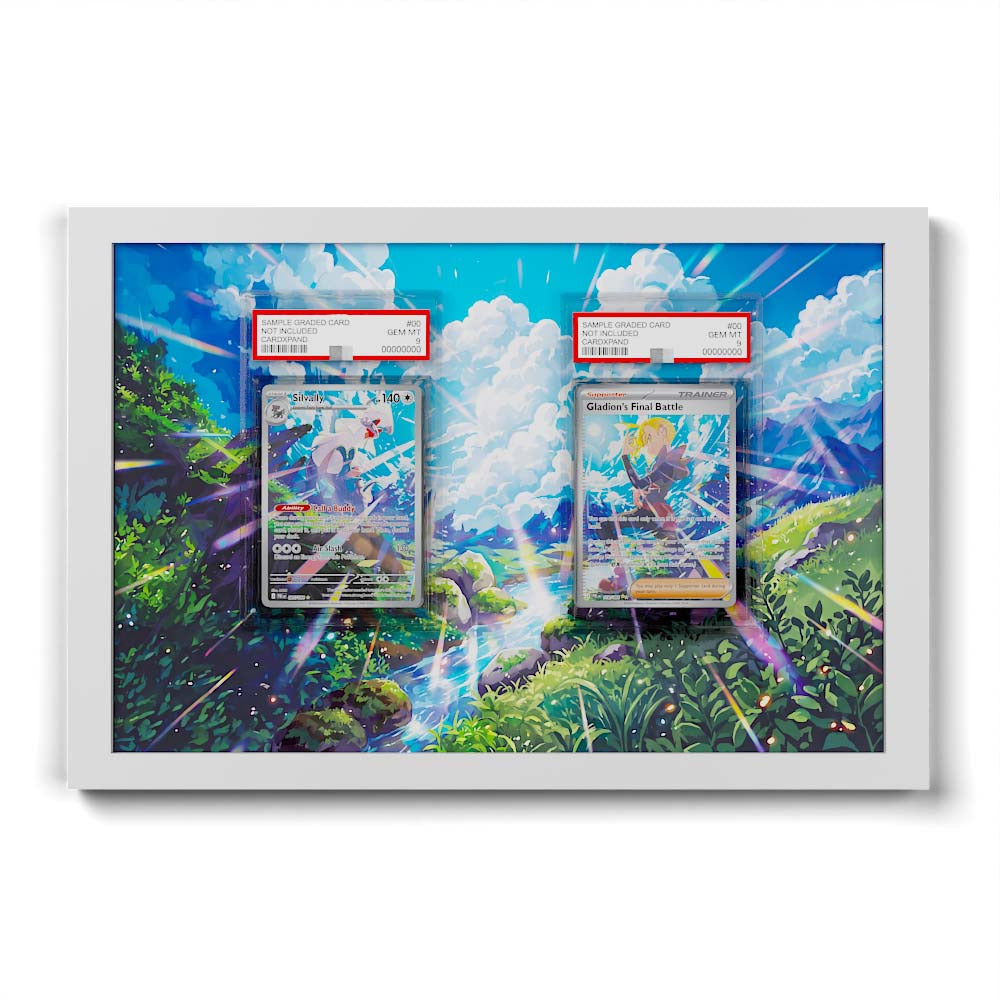 095 Silvally & 118 Gladion's Final Battle - Connected Extended Artwork Pokemon Card Frame