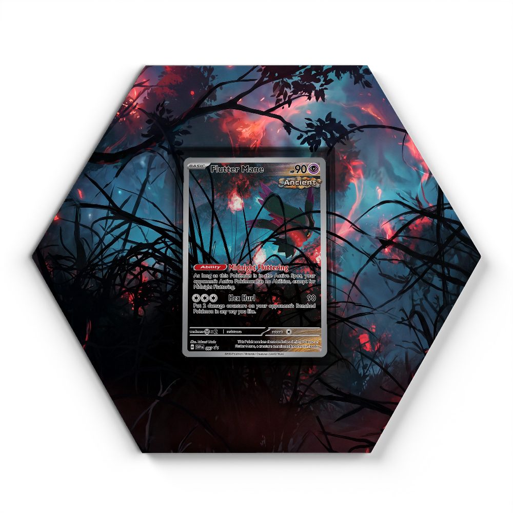 097 Flutter Mane - Extended Artwork Pokemon Card Display