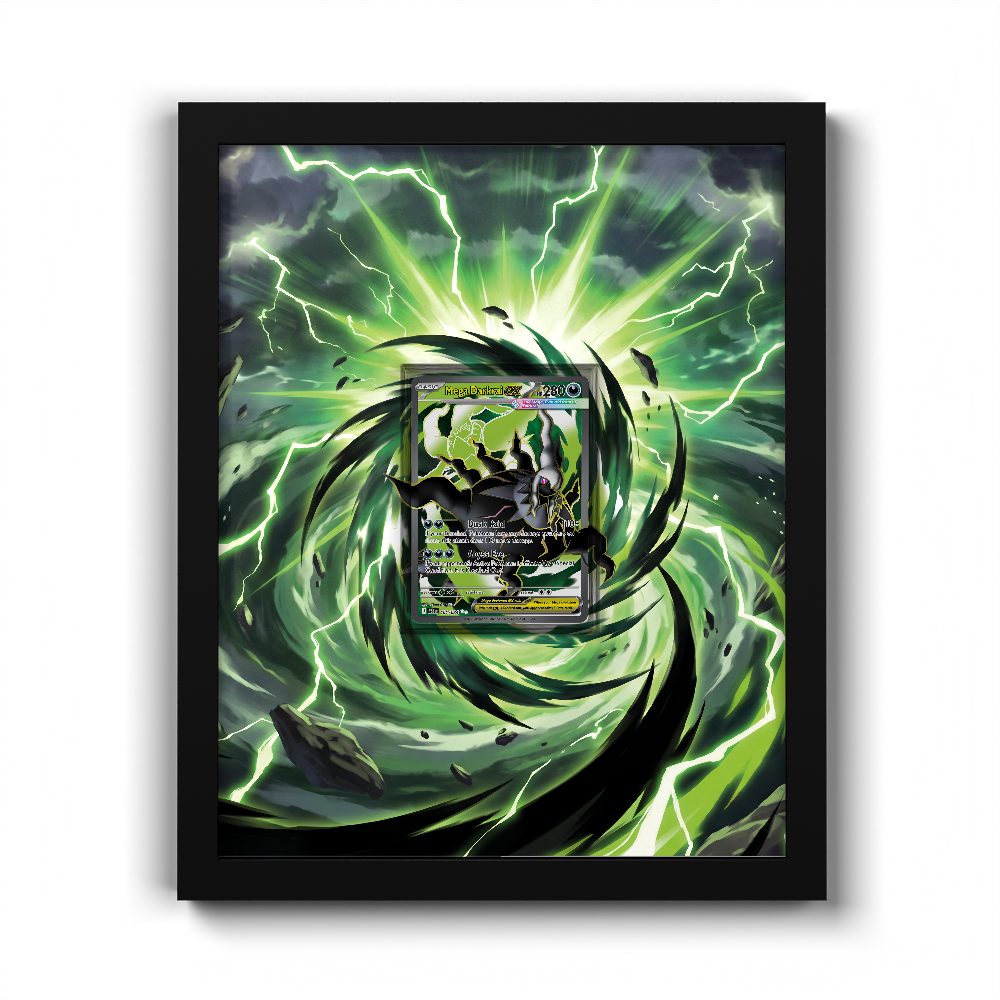 101/084 Mega Darkrai EX - Extended Artwork Pokemon Card Frame