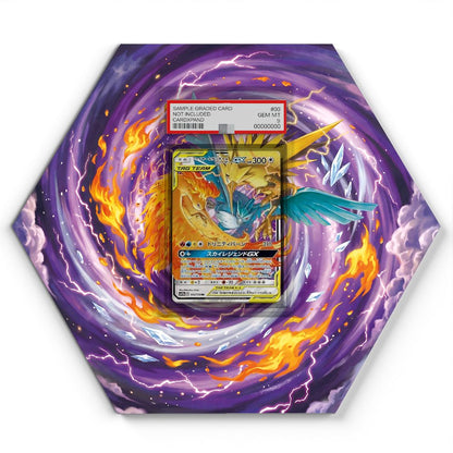 102/173 Moltres, Zapdos & Articuno GX - Extended Artwork Pokemon Card Display