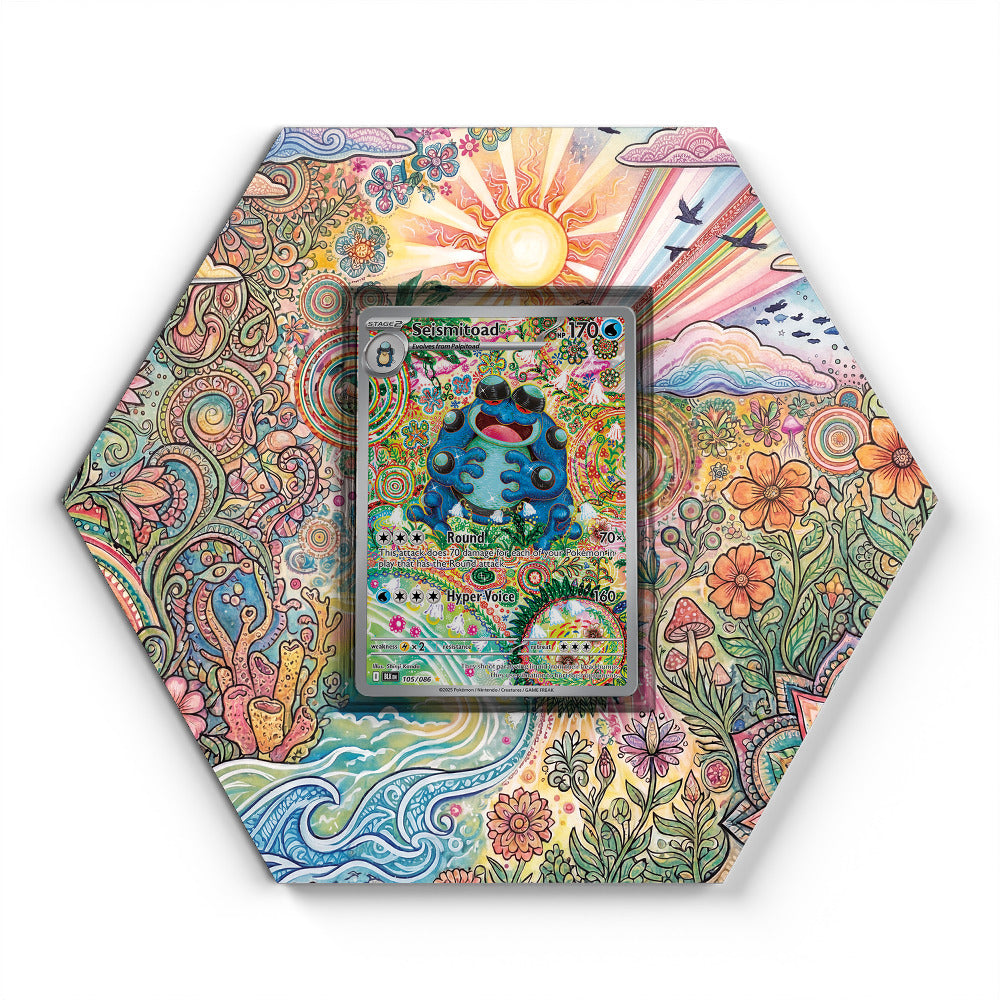 105/086 Seismitoad - Extended Artwork Pokemon Card Display