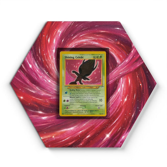 106/105 Shining Celebi - Extended Artwork Pokemon Card Display