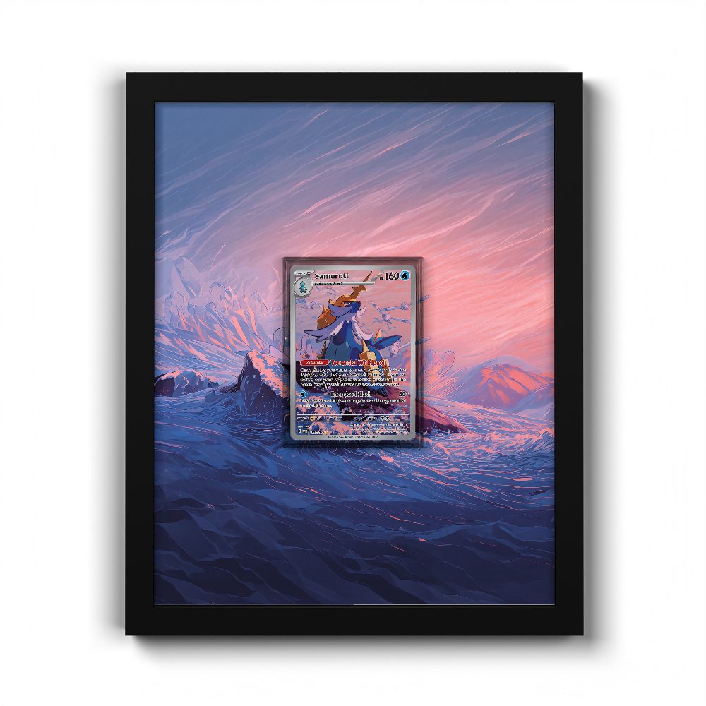 107/086 Samurott - Extended Artwork Pokemon Card Frame