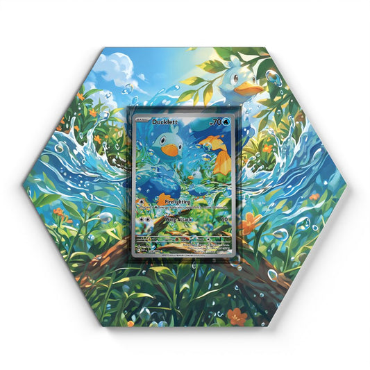109/086 Ducklett - Extended Artwork Pokemon Card Display