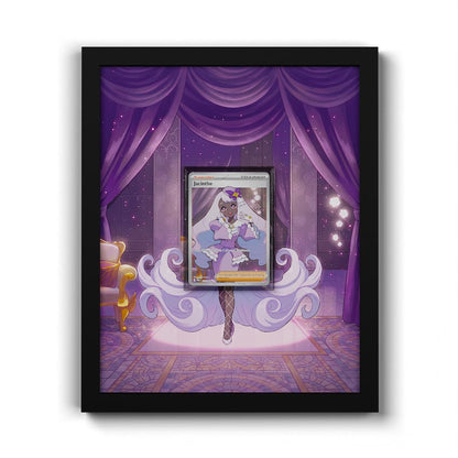 110 Jacinthe - Extended Artwork Framed Pokemon Card Display