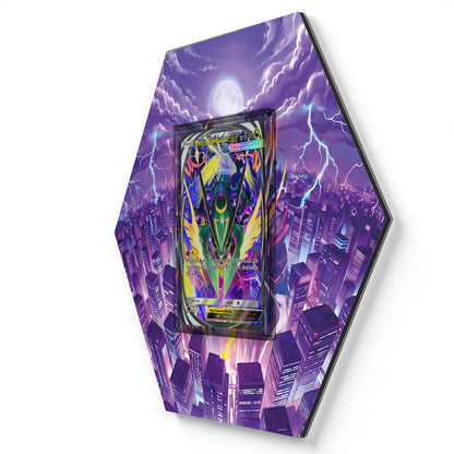 #110 Mega Rayquaza EX - Extended Artwork Pokemon Card Display