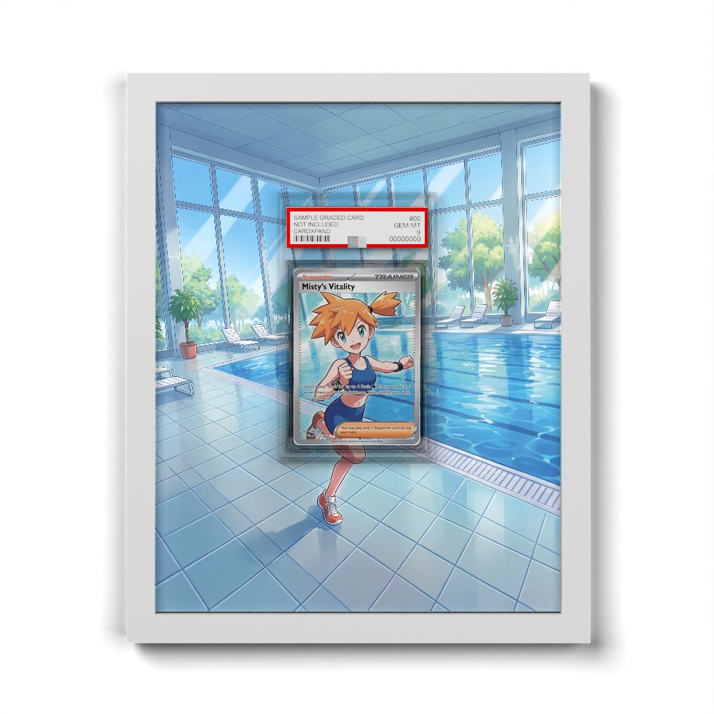 111/084 Misty’s Vitality - Extended Artwork Pokemon Card Frame