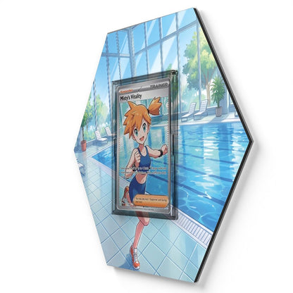 111/084 Misty’s Vitality - Extended Artwork Pokemon Card Display