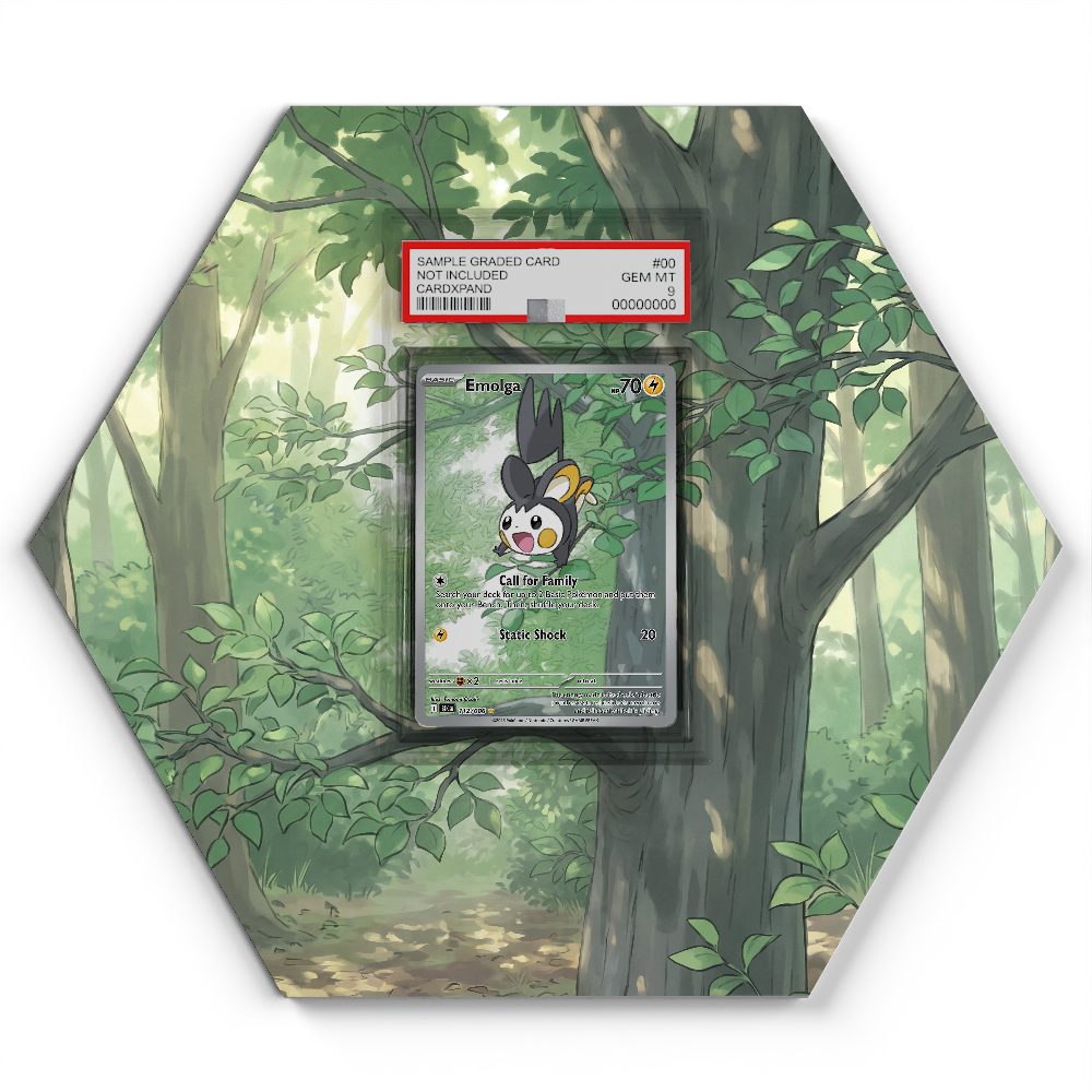 112/086 Emolga - Extended Artwork Pokemon Card Display