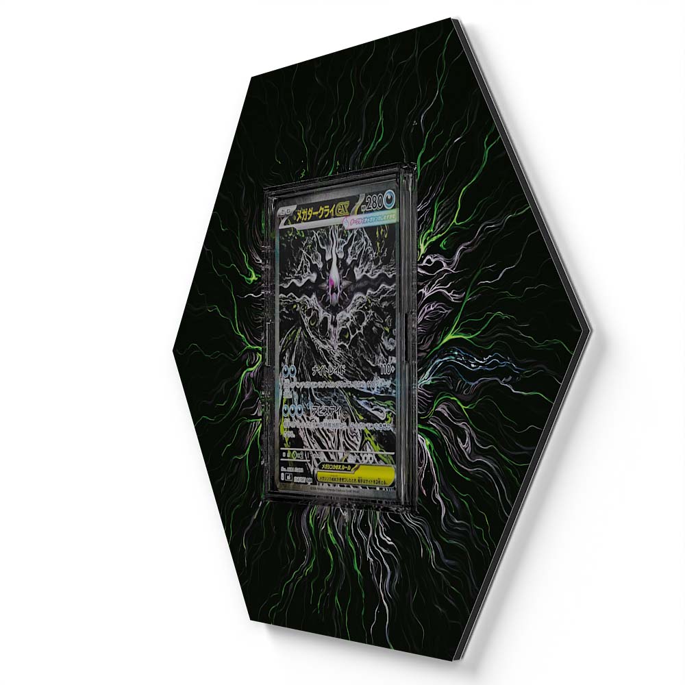 114/081 Mega Darkrai ex - Extended Artwork Pokemon Card Display