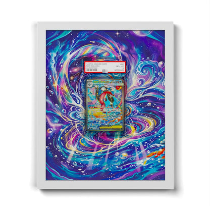 114/083 Mega Greninja EX - Extended Artwork Framed Pokemon Card Display