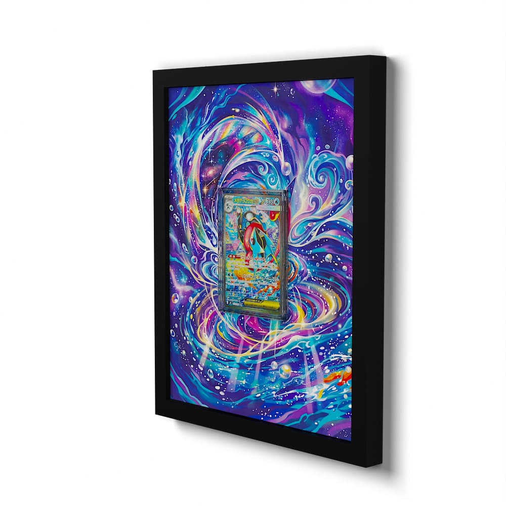 114/083 Mega Greninja EX - Extended Artwork Framed Pokemon Card Display