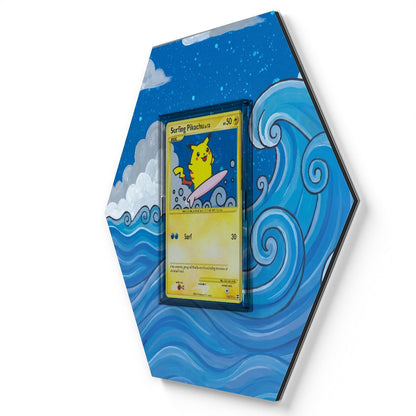 114/111 Surfing Pikachu - Extended Artwork Pokemon Card Display