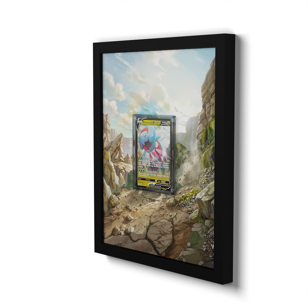 114/172 Dracovish V - Extended Artwork Framed Pokemon Card Display