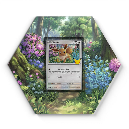 116/128 Eevee - Extended Artwork Pokemon Card Display