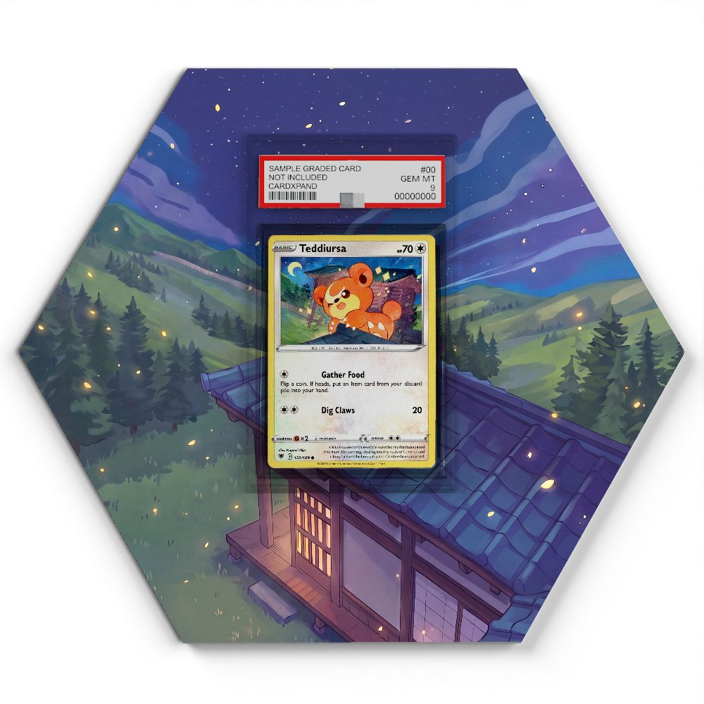 122/189 Teddiursa - Extended Artwork Pokemon Card Display