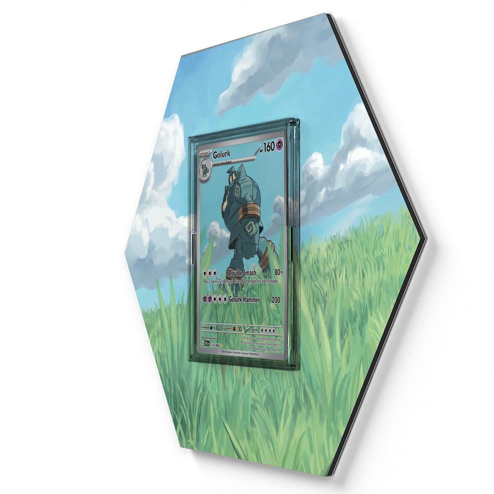 123/086 Golurk - Extended Artwork Pokemon Card Display