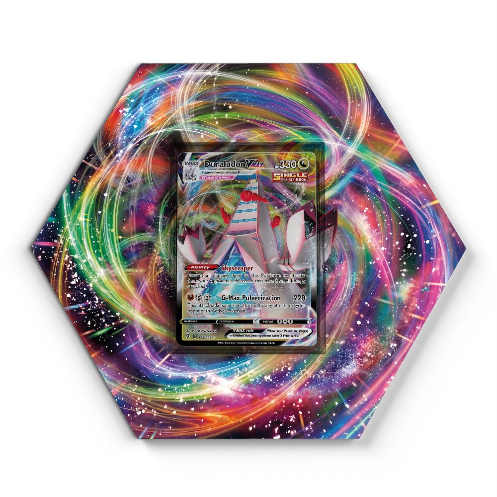 123/203 Duraludon - Extended Artwork Pokemon Card Display
