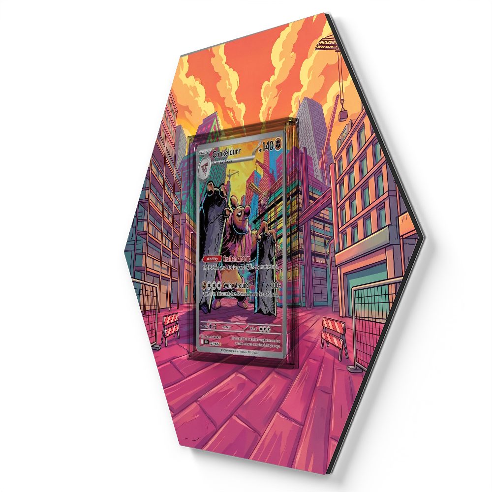 127/086 Conkeldurr - Extended Artwork Pokemon Card Display