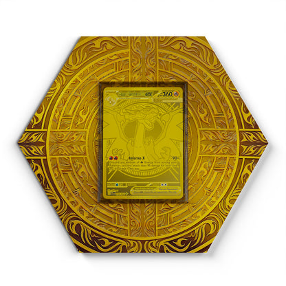 130/094 Méga-Dracaufeu X EX - Extended Artwork Pokemon Card Display