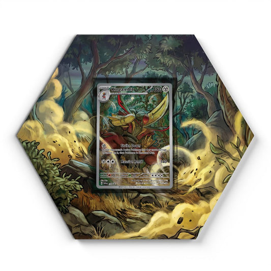 130 Kingambit - Extended Artwork Pokemon Card Display