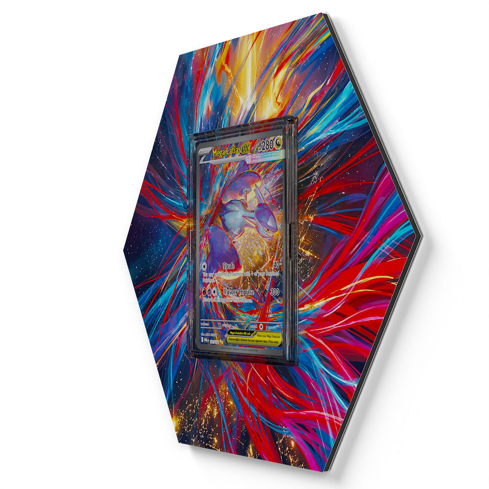 181/132 Mega Latias EX - Extended Artwork Pokemon Card Display