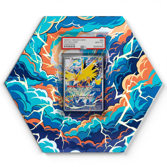 133/128 Zapdos - Extended Artwork Pokemon Card Display