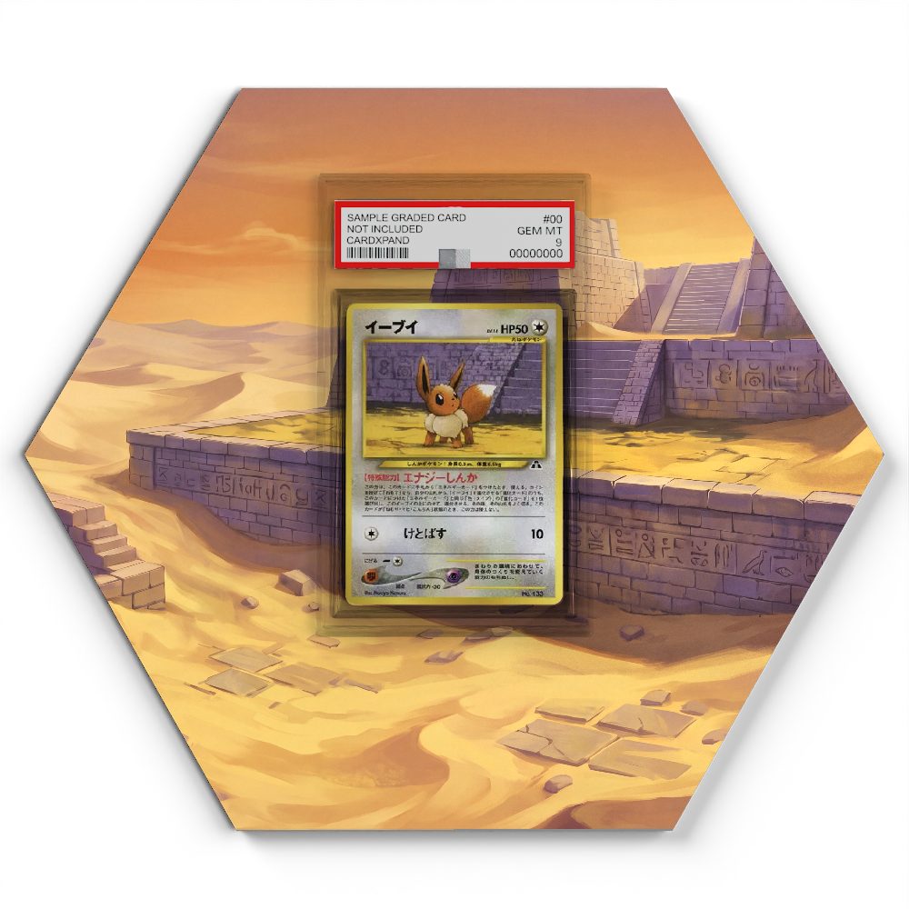133 Eevee - Extended Artwork Pokemon Card Display