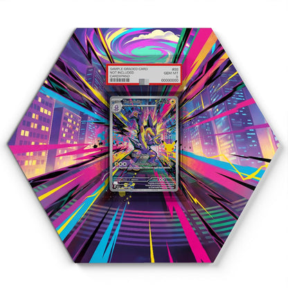 134/128 Toxtricity - Extended Artwork Pokemon Card Display