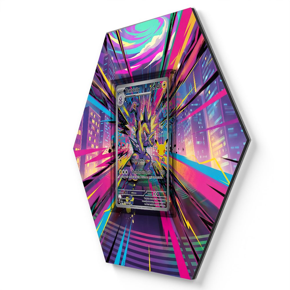 134/128 Toxtricity - Extended Artwork Pokemon Card Display