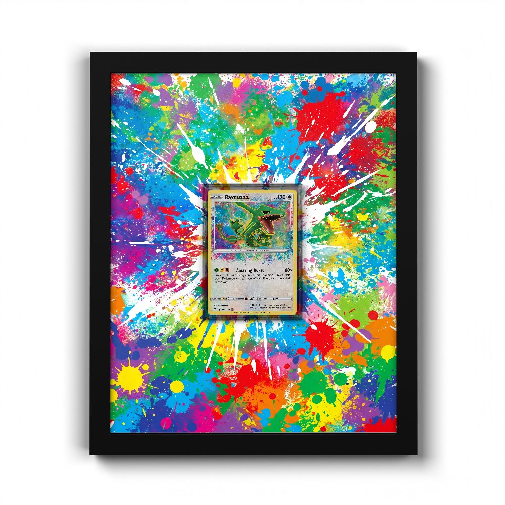 138/185 Rayquaza - Extended Artwork Pokemon Card Frame