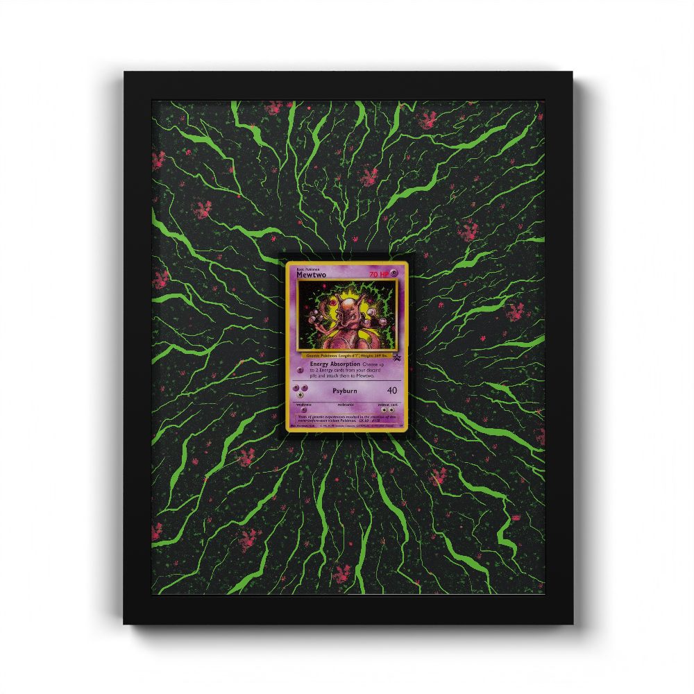 14 Mewtwo - Extended Artwork Pokemon Card Frame