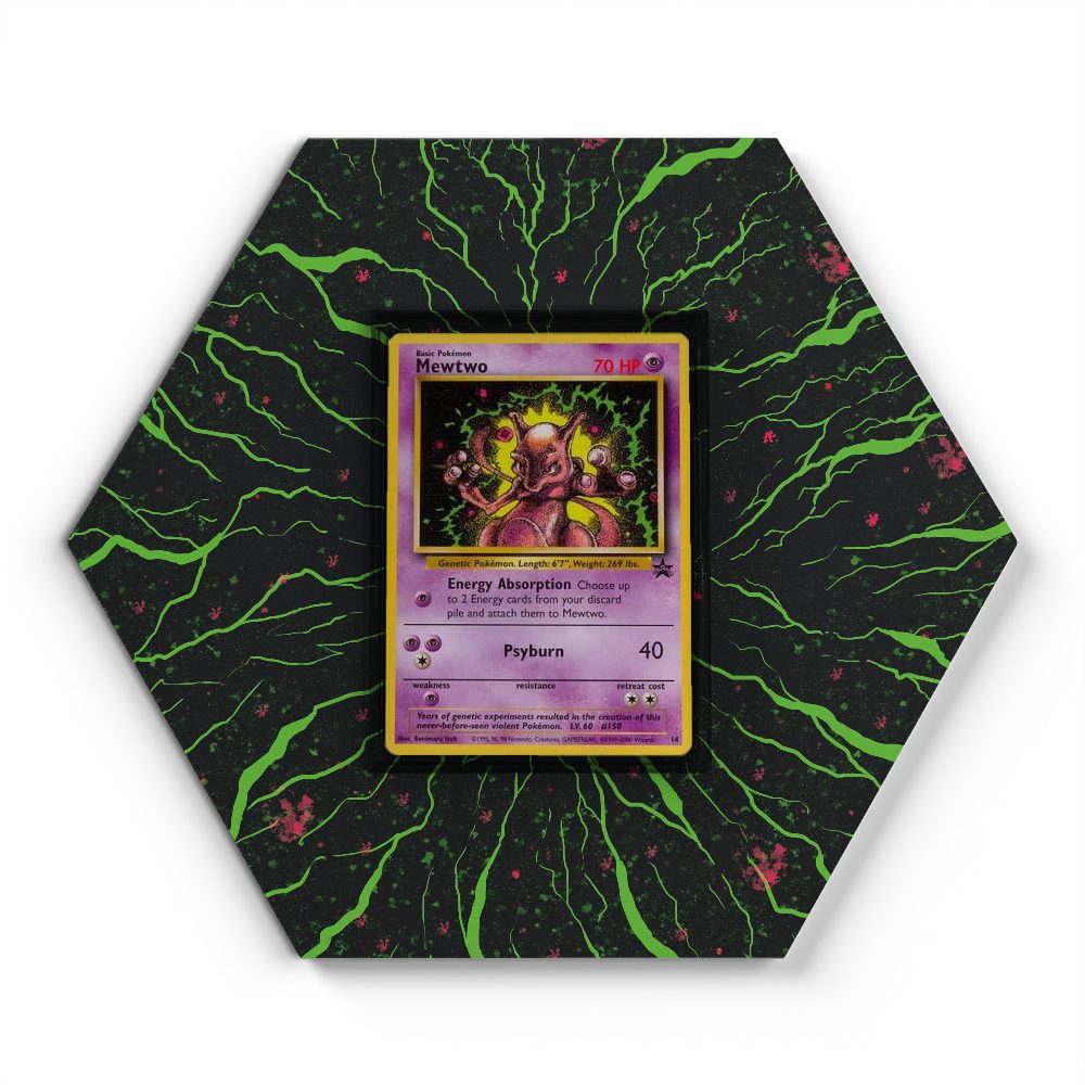 14 Mewtwo - Extended Artwork Pokemon Card Display