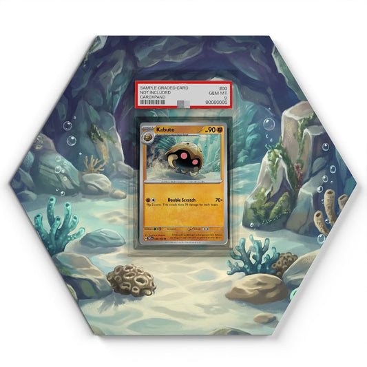140/165 Kabuto - Extended Artwork Pokemon Card Display