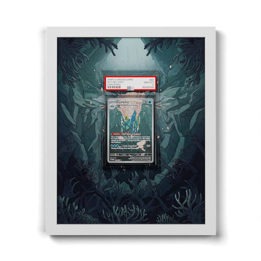 141 Clawitzer - Extended Artwork Framed Pokemon Card Display