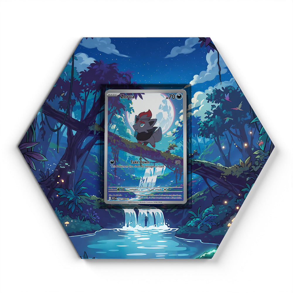 142/086 Zorua - Extended Artwork Pokemon Card Display