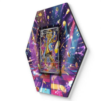 142/128 Gholdengo - Extended Artwork Pokemon Card Display