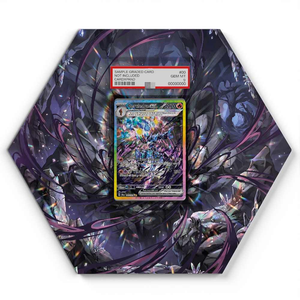 147/131 Ceruledge EX - Extended Artwork Pokemon Card Display