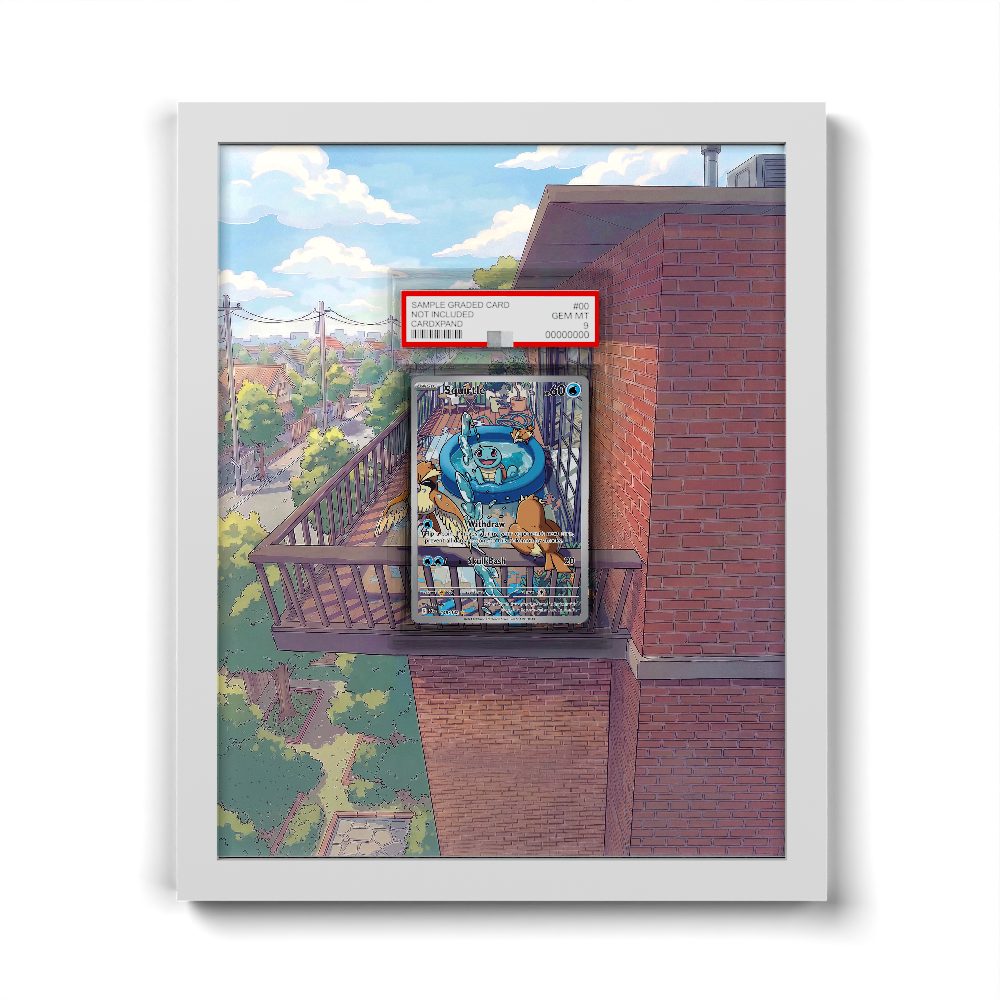 148/142 Squirtle - Extended Artwork Pokemon Card Frame