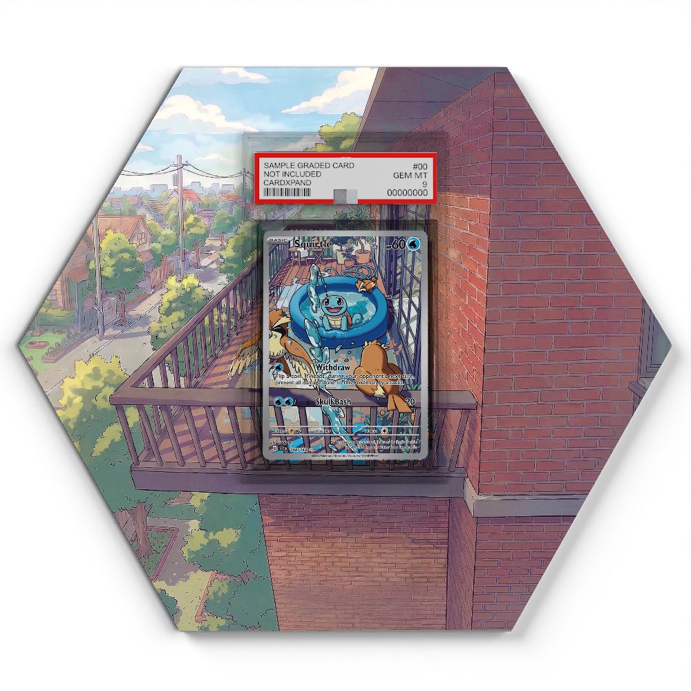 148/142 Squirtle - Extended Artwork Pokemon Card Display