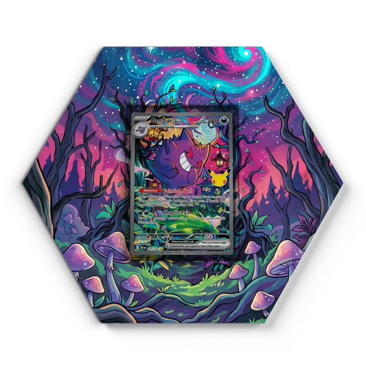 154/128 Gengar ex - Extended Artwork Pokemon Card Display