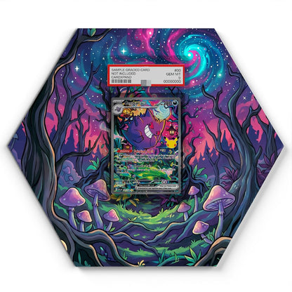 154/128 Gengar ex - Extended Artwork Pokemon Card Display