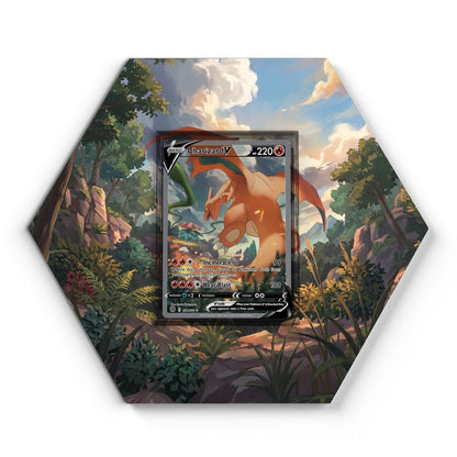 154/172 Charizard V - Extended Artwork Pokemon Card Display