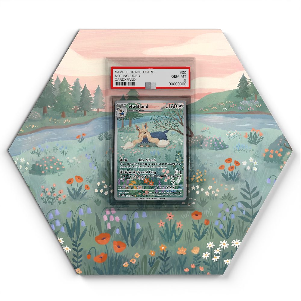 156/086 Stoutland - Extended Artwork Pokemon Card Display