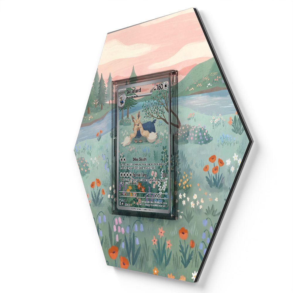 156/086 Stoutland - Extended Artwork Pokemon Card Display