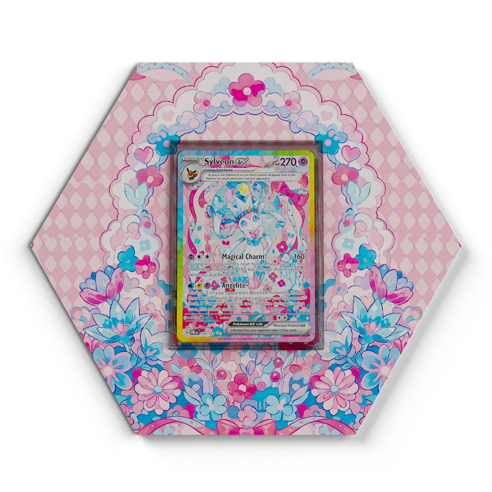 156/131 Sylveon EX - Extended Artwork Pokemon Card Display