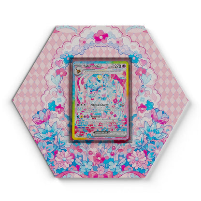 156/131 Sylveon EX - Extended Artwork Pokemon Card Display