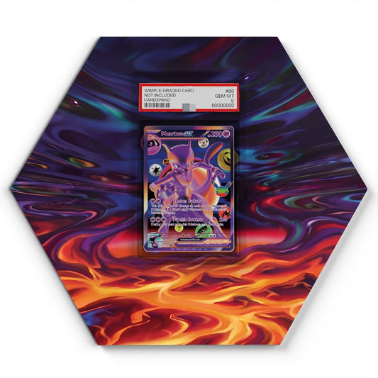 157/128 Mewtwo EX - Extended Artwork Pokemon Card Display